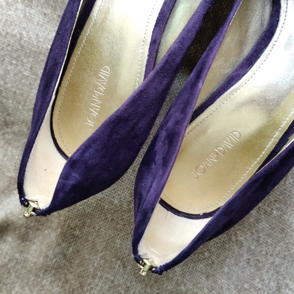Joan & David Dawilma Leather Suede and Leather Sole Pump, Size 9 - Picture 4 of 12